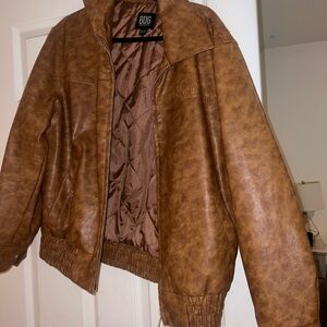 BDG Brown Leather Jacket